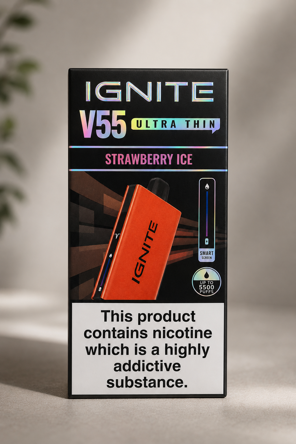 Pod Descartável Ignite V55 Ultra Thin 5.5k - Orange